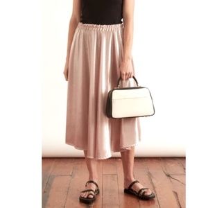 Xirena Vivien Nude Sparkle Skirt XS NWT